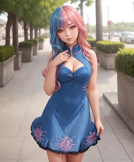 26444-1540098857-an award winning full body photograph of a seductive (hlfcol haired girl with blue and pink hair), Midi dress dress, hyper reali.png